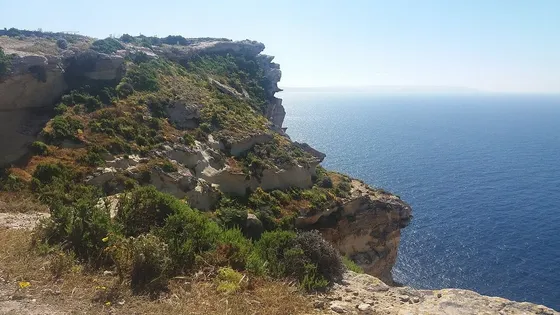 Sanap cliffs, Gozo