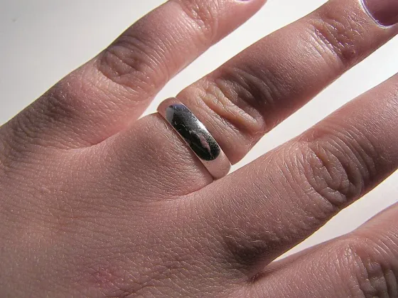 Wedding rings — marriage planning topic photograph