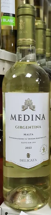 Maltese Girgentina wine