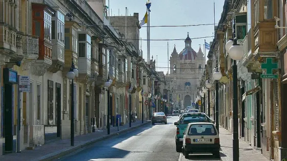 Żabbar sanctuary streets, Malta