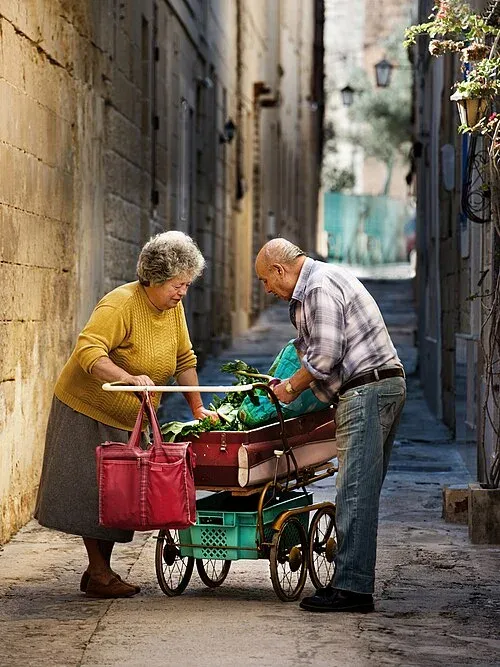 Street vendor in Żejtun, Malta