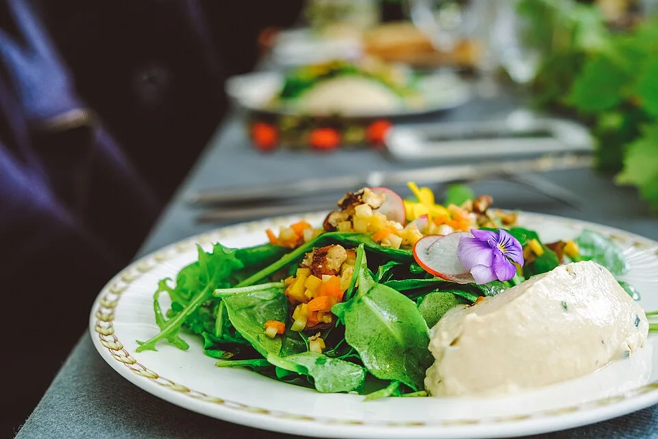 Vegan meal — dietary planning topic photograph
