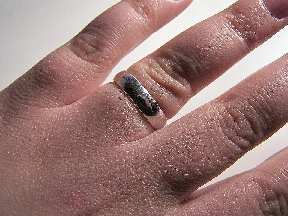 Wedding rings — marriage planning topic photograph